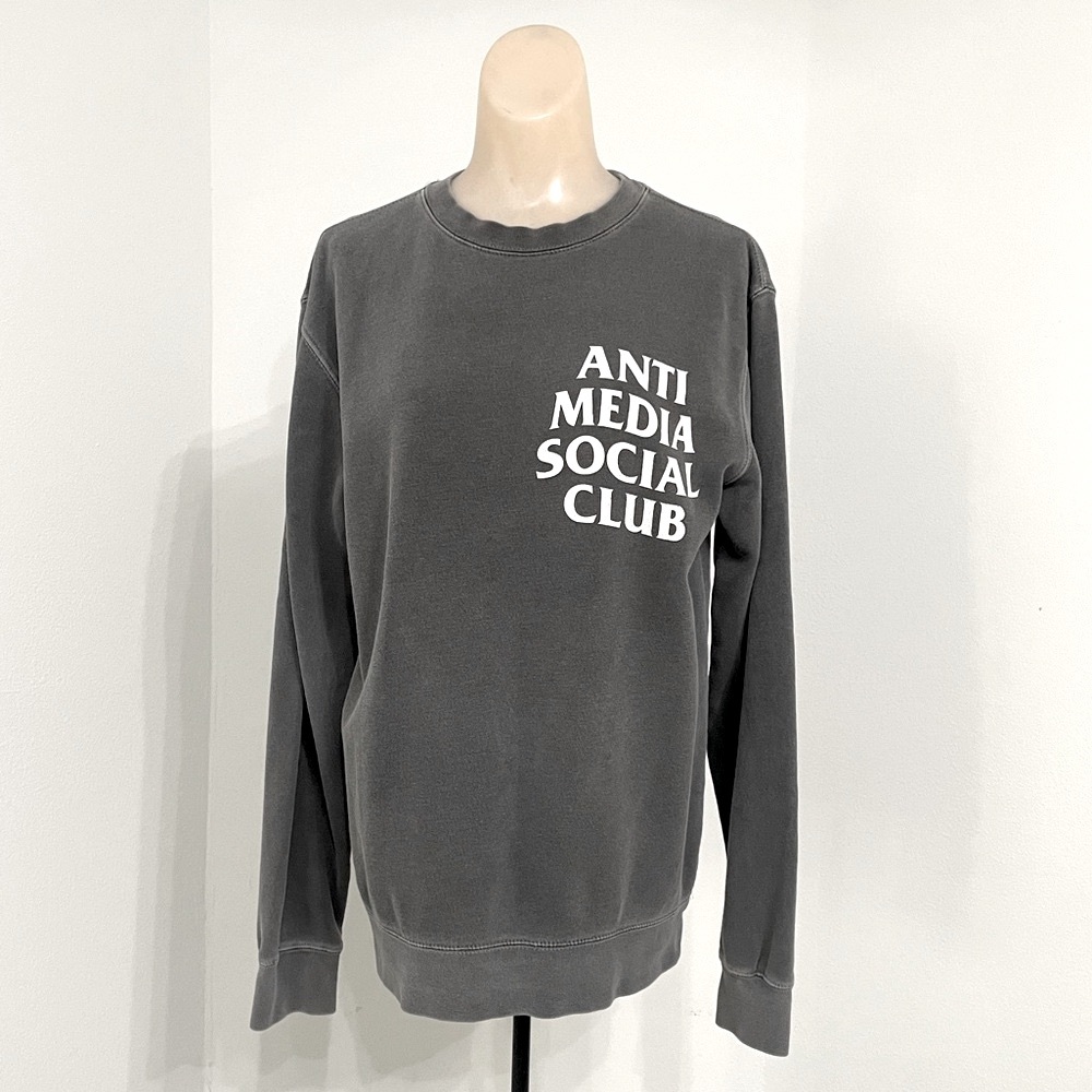 Anti Media Social Club Oversized Pullover / Vintage Grey / Small